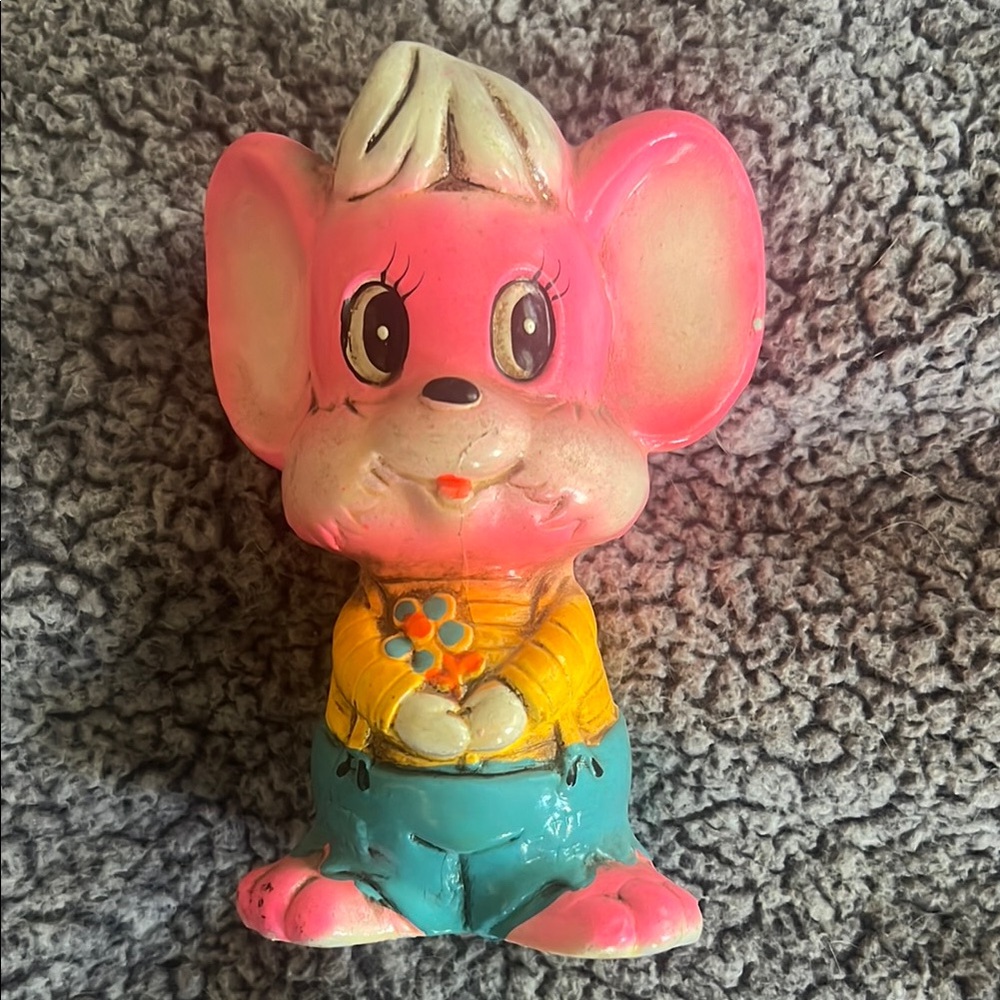 Vintage Mouse Bank Paper Mache-Holiday Fair 1960s